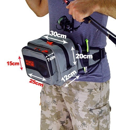 Fujin Action Bag Black Camo Spin & LRF Çantası