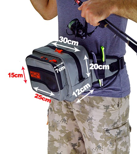 Fujin Action Bag Black Camo Spin & LRF Çantası