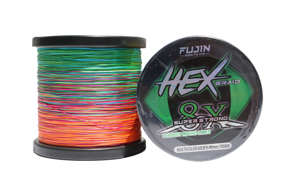 Fujin Hex Braid 8x 1000mt 0,40 mm Multicolor PE Bobin İp