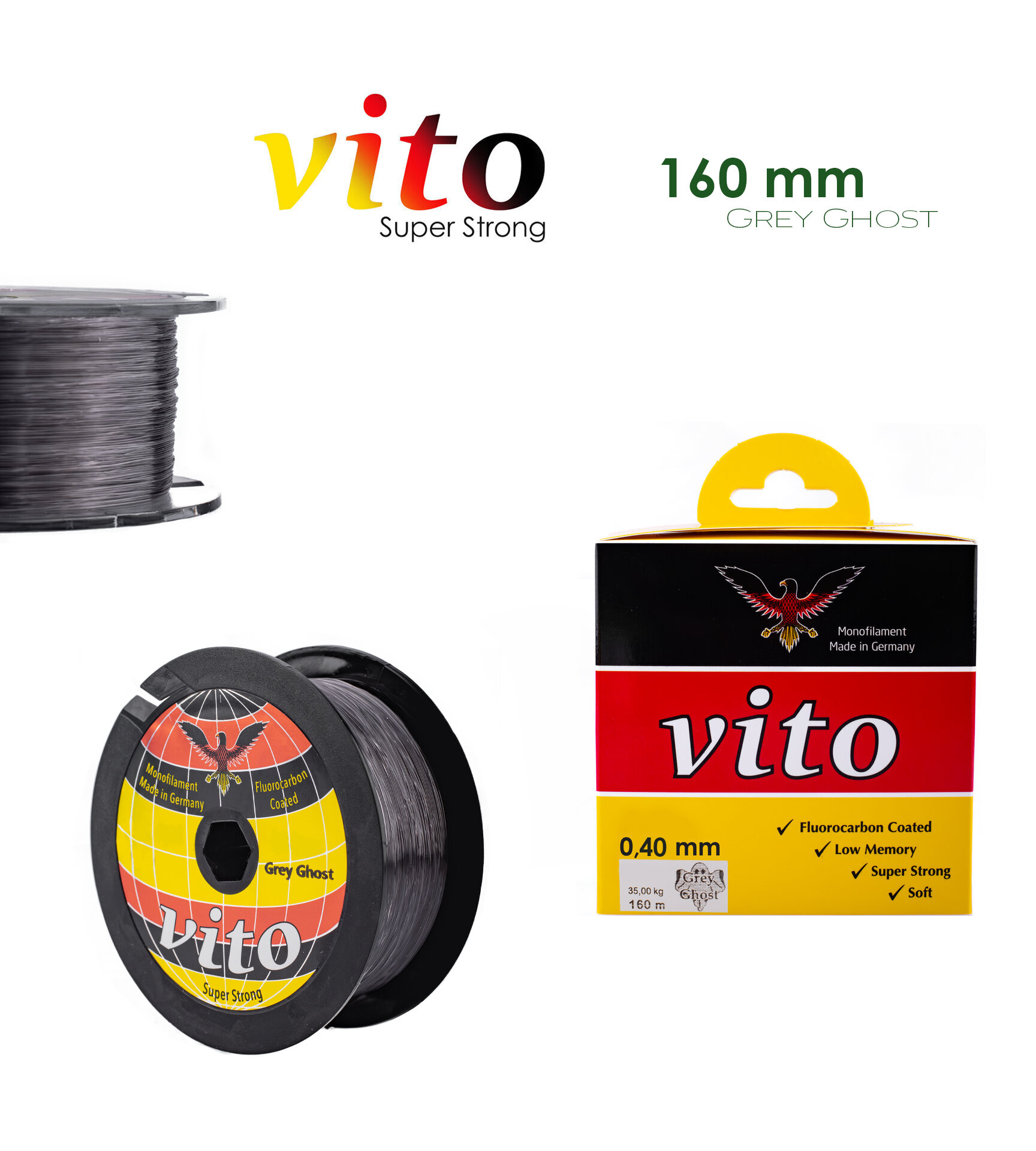 VİTO 0,40 160M MİSİNA GRİ