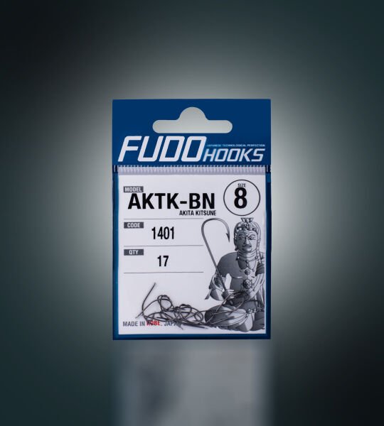 1401 AKITA KITSUNE #8 BLACK NIKEL 17P