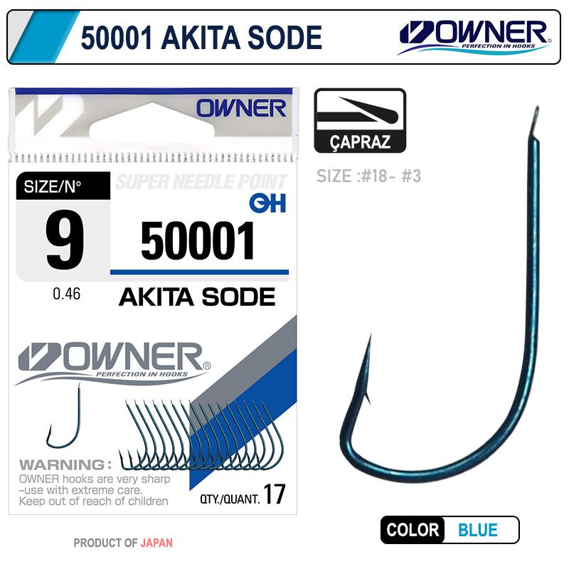 Owner 50001 Akita Sode Blue İğne