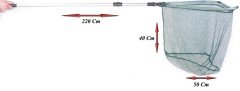 Captain 6725 Kepçe 2 Parça 220cm Teleskopik Kepçe 55x40cm Tor