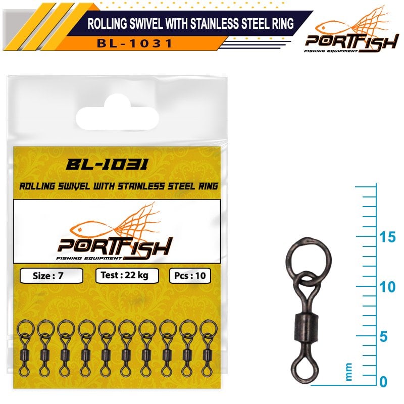 Portfish BL-1031 Bilyalı Fırdöndü - Halkalı