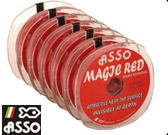 ASSO MAGIC RED INVISIBLE 100 MT 0.14