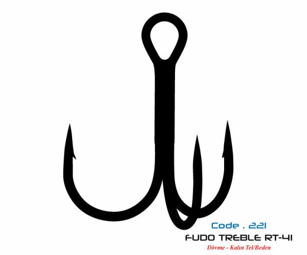 2218 FUDO TREBLE RT-41 #2 GALVANİZ 4P