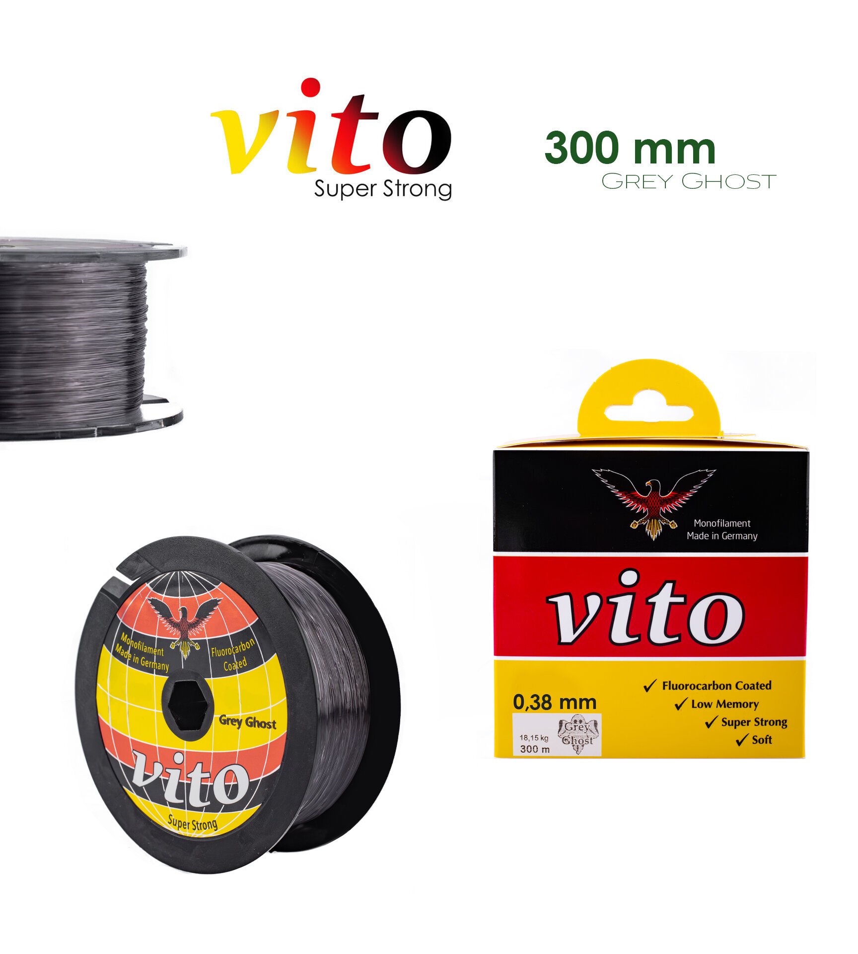VİTO 0,38 300M MİSİNA GRİ