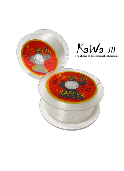 Kawa Jıl Trapper 300M Şeffaf Misina
