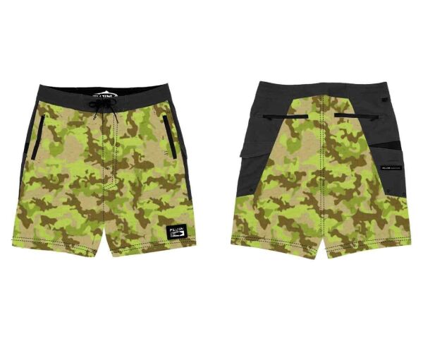 Fujin Performance Short Camo Pistachio