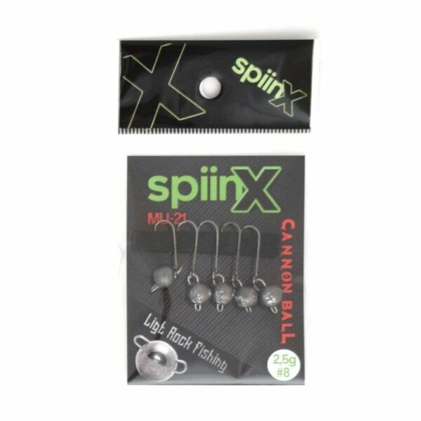 SPIINX CANNON BALL JIGHEAD V1 HAM 3.5G #8 5P