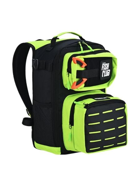 Fujin ProAji Back Pack Black Lime Balıkçı Sırt Çantası
