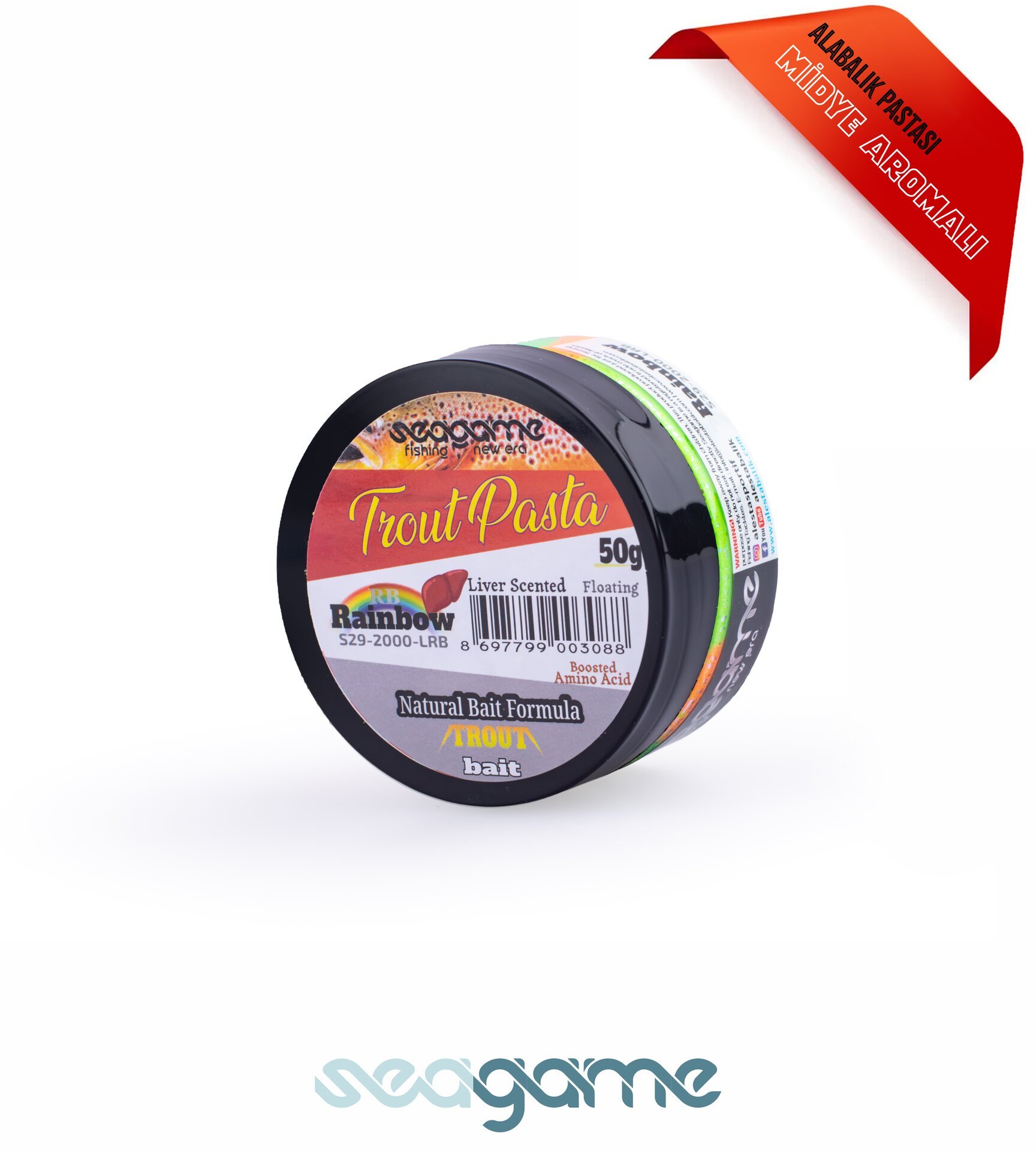 SEAGAME TROUT PASTA ALABALIK HAMURU CİĞER GÖKKUŞAĞI 50G