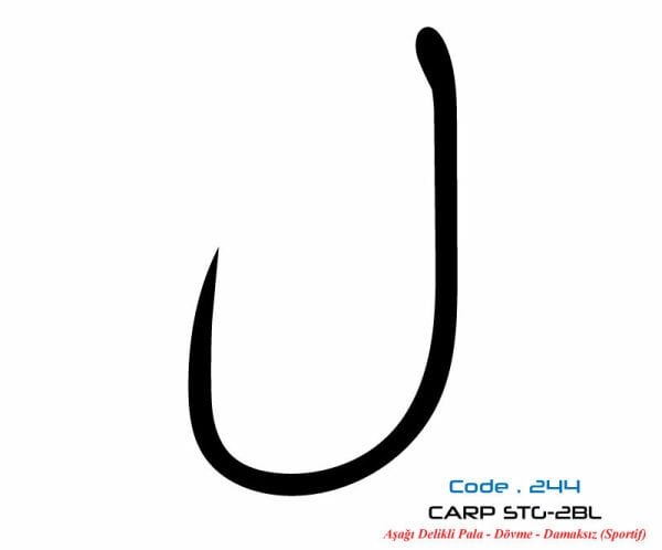 2441 CARP STG-2 DAMAKSIZ  #4 BLACK NIKEL 9P
