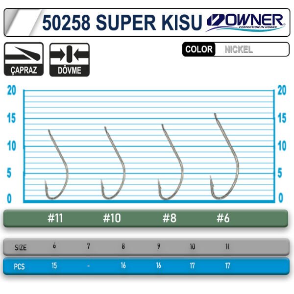 Owner 50258 Super Kisu White İğne