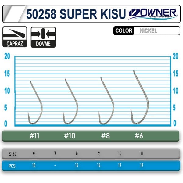Owner 50258 Super Kisu White İğne