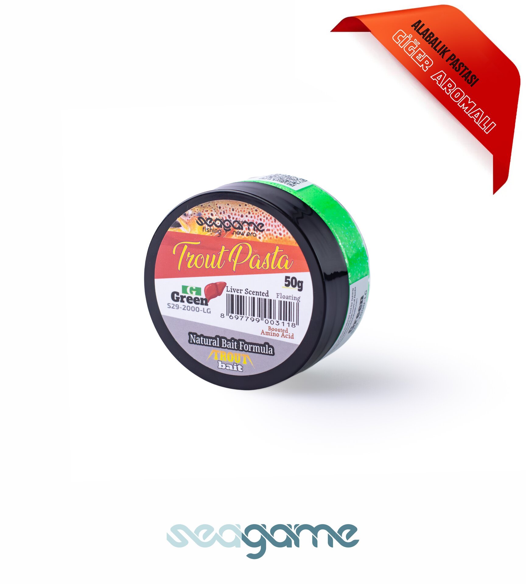 SEAGAME TROUT PASTA ALABALIK HAMURU CİĞER YEŞİL 50G