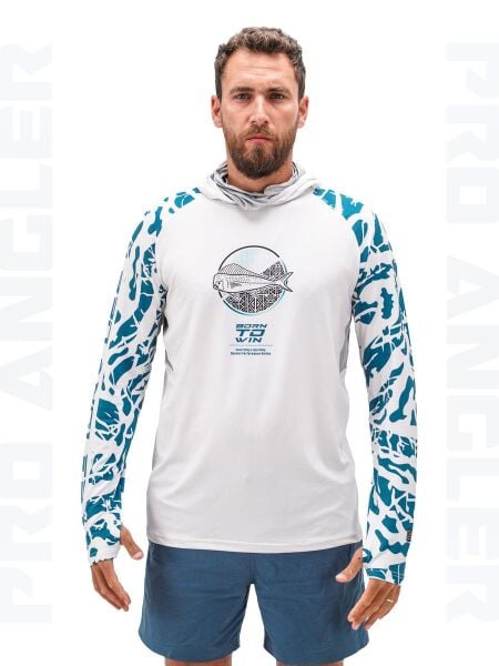 Fujin Pro Angler S24 Buff&Hoodie Lambuka Green #S