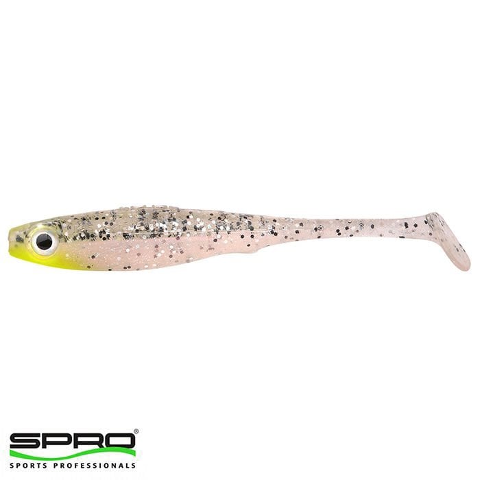 SPRO Iris Pop Eye UV 12cm Silikon Yem Salt-Pepper 1/1