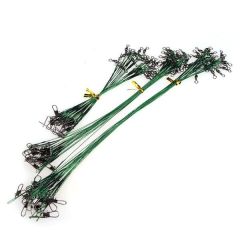 Yashino Çelik Tel Kartela 1*7  15cm - 21cm - 30cm 75P Yeşil Boy:  1*7  15cm - 21m - 30cm / 30 LB