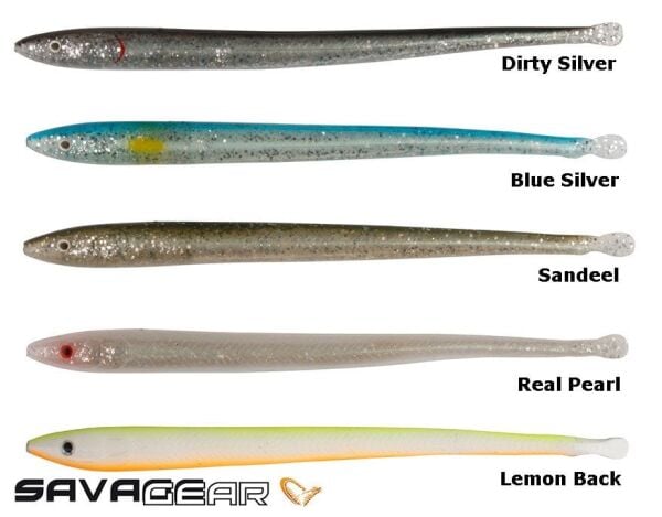 Savage gear LB Sandeel Slug 16.5 cm 5 Adet Sahte Balık