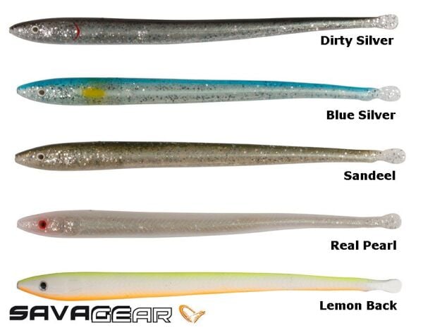 Savage gear LB Sandeel Slug 16.5 cm 5 Adet Sahte Balık