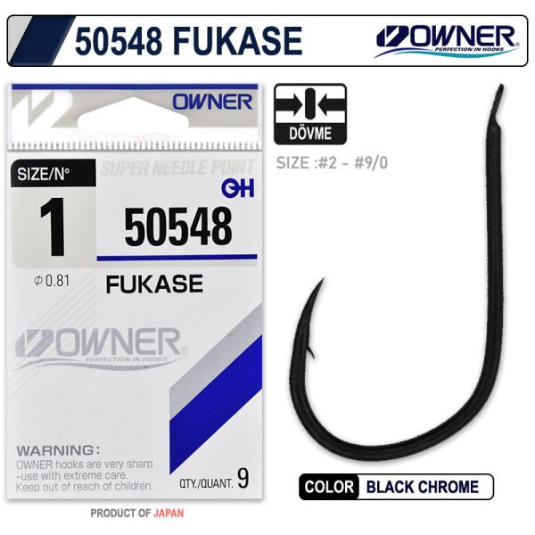 Owner 50548 Fukase Black İğne