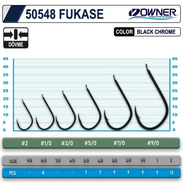 Owner 50548 Fukase Black İğne