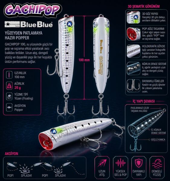 GACHIPOP 100 POPPER 26G #06