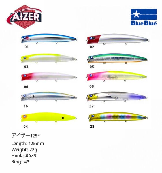 AIZER 125 FLOATING 22G #08