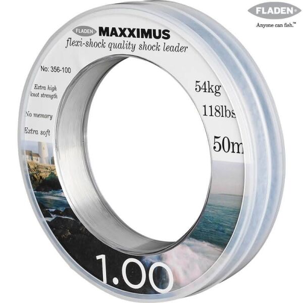 Fladen Maxximus Flexi-Shock Leader Misina 50M 1.20 MM