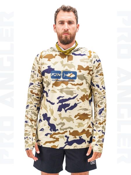 Fujin Pro Angler S24 Buff&Hoodie Natural Camo