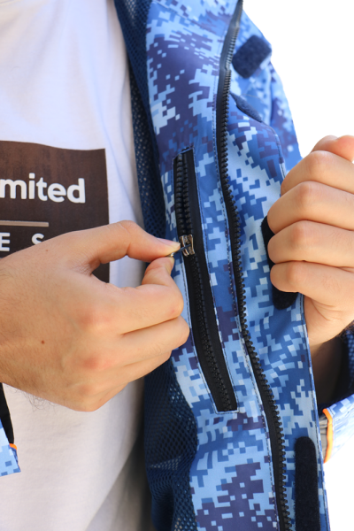 Fujin Raincoat Yağmurluk Marine Camo