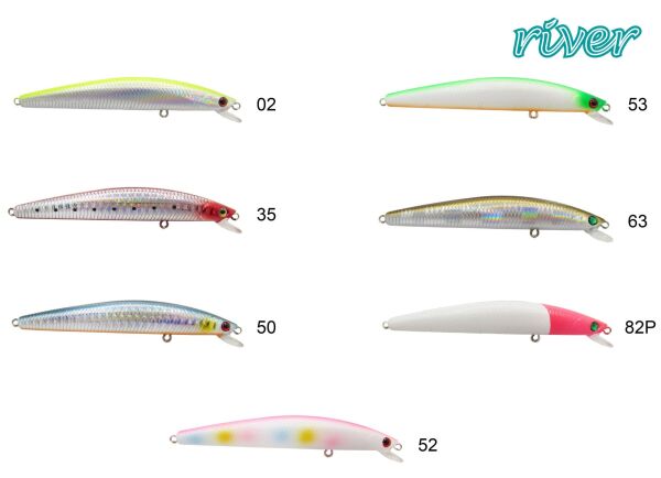 River Thin Banger 95F 9.5Cm 8.5G Maket Balık 52