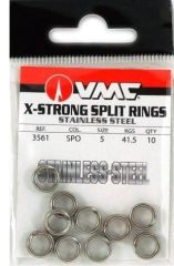 Vmc Halka 3561NI X-Strong - İnox Numara: 6 Çekeri 76KG / 8 li paketlerde