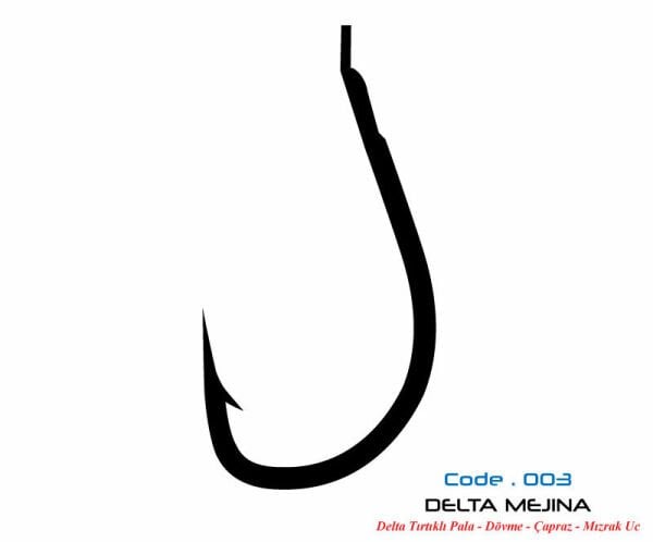 0031 DELTA MEJINA #2 BLACK NIKEL 7P