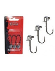 Captain Jig Head Squidgies 3'lü Set Roket Başlı Tırnaklı Jig Head