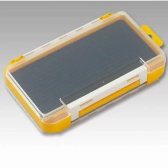 Meiho Run Gun Case 1010W-2 Çift Taraflı Evalı LRF Kutusu - Balıkçılık Malzemesi Organizer Sarı