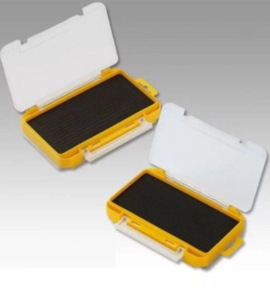 Meiho Run Gun Case 1010W-2 Çift Taraflı Evalı LRF Kutusu - Balıkçılık Malzemesi Organizer Sarı