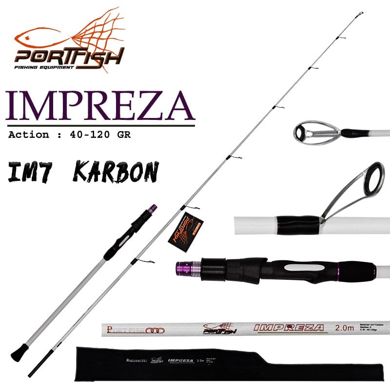 Portfish Impreza Jig Kamışı  200 cm 40-120 gr 2 Parça