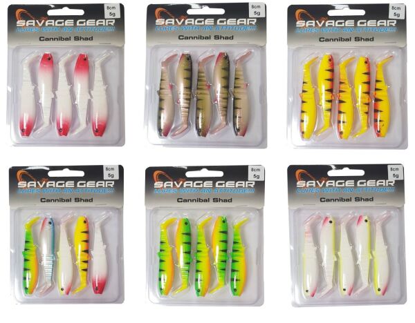 Savage gear Cannibal 8cm 5 Adet Sahte Balık
