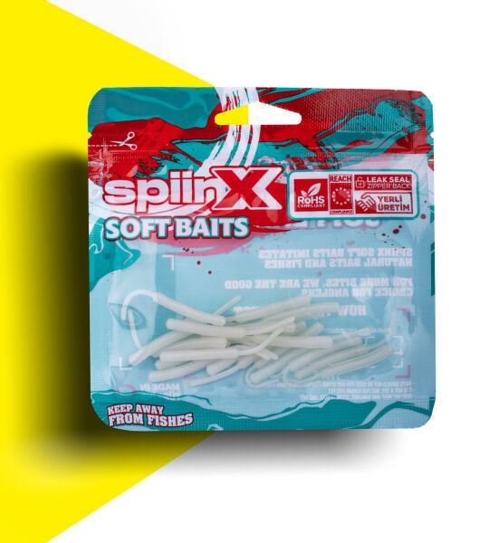 SPIINX BABY FISH SİLİKON 4.5CM 18P GLOW PEARL WHITE