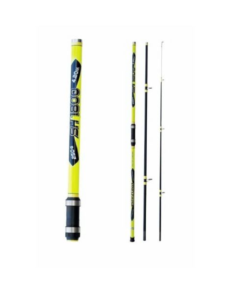 Lineaeffe S2507042 SH1800 WWG 420cm 3 Parça Surf Kamış UP TO 250gr  Atar