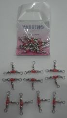 Yashino YM-1705 Fosforlu Üçlü Fırdöndü - İnox 7x9