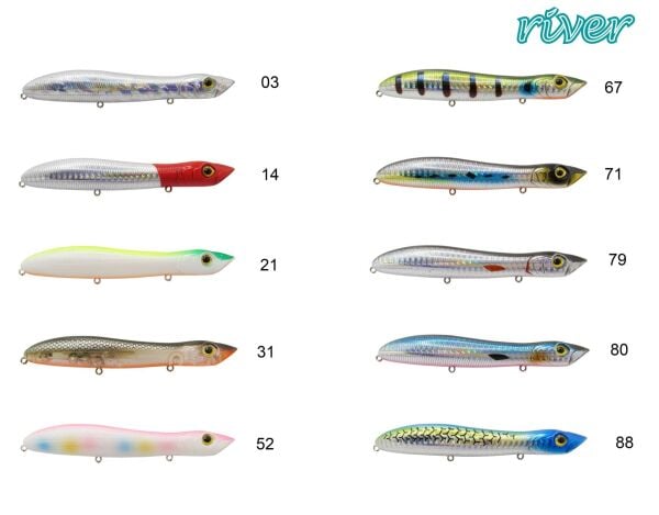 River Lazy Popper 125 12.5Cm 18G Maket Balık 21