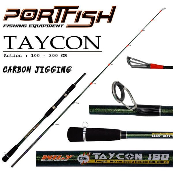 Wily Taycon Jig Kamışı 180 cm 100-300 gr
