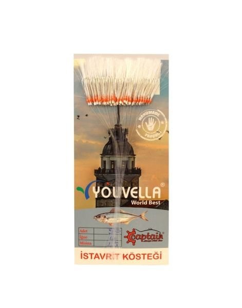 Çinekop Kösteği UV-GLOW Simli Youvella Kartonda 50 İğne 0.25mm Köstek