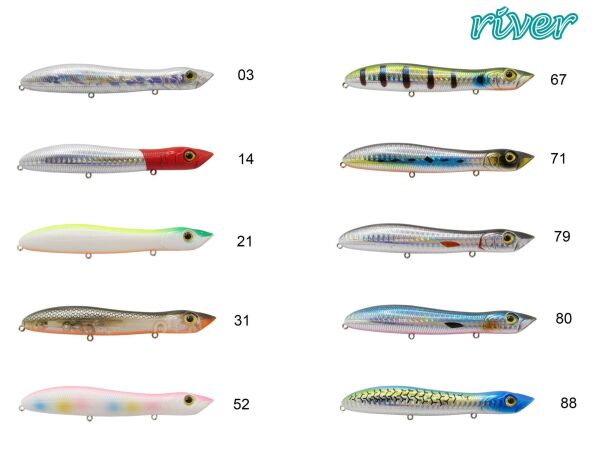 River Lazy Popper 125 12.5Cm 18G Maket Balık 80