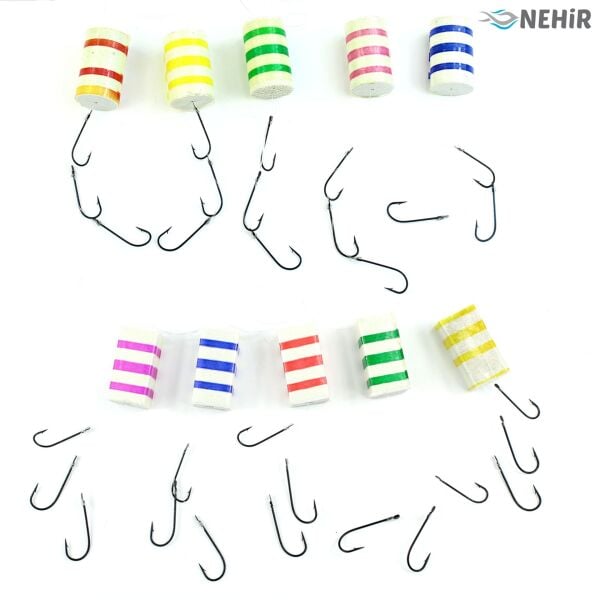 Lüfer Takım 3 İğne Double Misina Glow 100P