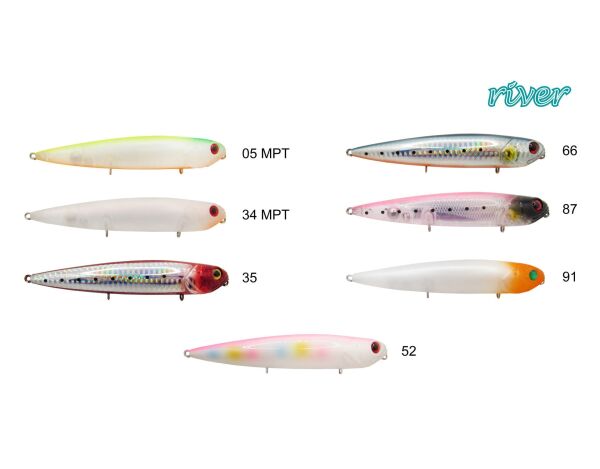 River Seabass Bullet 125 12.5Cm 23G Popper Maket Balık 35