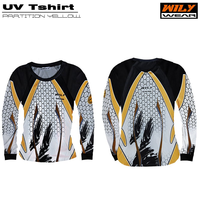 Wily Wear UV T-Shirt PartitionYellow